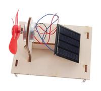 HANABASS 2 Sets Educational DIY Solar Power Wooden Fan Kit for Boys Stem Science Assembly for Independent Thinking and Renewable Energy Learning Birthday Christmas