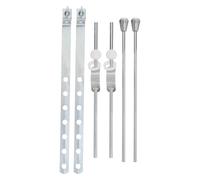 HANABASS 2 Sets Metal Sink Drain Lift Rod Kit with Iron Construction and Sturdy Pivot Rod for Bathroom Sink Repair, Featuring Modern Sleek Look and Wide Compatibility for Hotels and Home