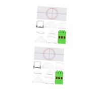 HANABASS 2 Sets Physical Optics Experiment with Triangular Prism Convex Lens Concave Mirror Teaching Demonstration Tools for Classroom and Laboratory Use Portable Optical Experiment Kit