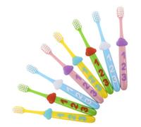 HANABASS 2 Sets Soft Toothbrush for Ages Gentle Manual Bristle Tooth Brush with Fun Number Handle for Boys Oral Care and Teeth Cleaning