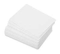 HANABASS 20 Pcs Plastic Id Cards White PVC Double-Sided Printable Blank Cards with Standard Size for Office and Badge Printers