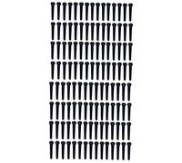 HANABASS 200 pcs Ballad Guitar Bridge Pins Acoustic String Pegs Black Replacement Nails for Standard Folk Guitar Accessories