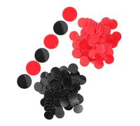 HANABASS 200pcs Bingo Counting Chips Plastic Poker Markers for Classroom Math Games Family Night Party Tokens Multipurpose Game Counters