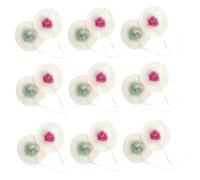 HANABASS 20pcs Dual- Gas Lamp Mantles Replacement for Kerosene Lanterns Rayon Mesh Covers with Enhanced Brightness Easy-clean Outdoor Camping Hiking Light Accessories