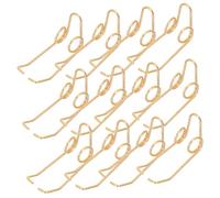 HANABASS 20pcs Golden Trumpet Accessory Springs Metal Fitting for Trumpet and Tenor Easy to Install and Disassemble Musical Instrument Parts for Band and Orchestra Brass