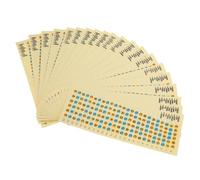 HANABASS 20pcs Guitar Scale Stickers for Fretboard Beginner Practice Tool Note Sign for Guitar Learning and Music Theory