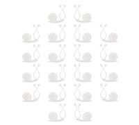 HANABASS 20pcs Plastic Plant Climbing Wall Traction Hooks with Creative Shape, Easy to Paste Clips for Upward Growth Support of Vines and Money Plants at Home