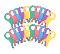 HANABASS 20pcs Plastic Yarn Bobbin Boards for Knitting and Sewing, Portable Thread Weave Winder Tool Long Serving Life to Prevent Thread Entanglement, for Sewing Lovers