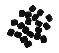 HANABASS 20pcs Spray Cotton for Lapel Microphone Sponge Covers Mic Protectors for Podcasting and Streaming