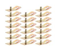 HANABASS 20pcs Teardrop Pallet Rack Safety Clips Zinc-plated Drop Pins Rack Accessories for Secure Beam Locking and Shelf Stability