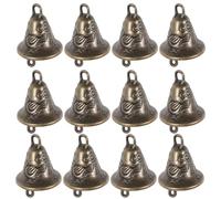 HANABASS 20pcs Vintage Metal Hanging Bell Vintage Brass Animal Bells Metal Wind Chimes for Decorative Accessories DIY Crafts Projects and Christmas Decoration