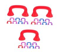 HANABASS 24 pcs Phone for Speech Improvement and Social Skills Development Sturdy Plastic Learning Phones in Red Blue Purple Pink Interactive Pretend Play for Early Childhood Education