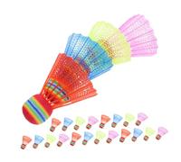 HANABASS 24pcs Colorful Badminton Shuttlecocks Large Head Design for Easy Hitting Construction Indoor Outdoor Sports Training