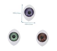 HANABASS 24Pcs Halloween Eyeballs Props Realistic Fake Eyes for Spooky Simulation Doll Eyes for Tricks and Photography Fun