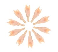 HANABASS 24pcs Miniature Doll Hand Parts Realistic Plastic Hand Joints Tiny Puppet Replacement Parts for DIY Doll Making Accessories Craft Supplies