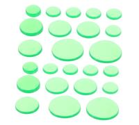 HANABASS 24pcs Silicone Snare Drum Silencers Self-adhesive Drum Dampening Pads for Volume Control Practice Reusable Mute Pads for Sound Dampeners
