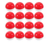 HANABASS 25Pcs 75Mm Red-White Fillable Plastic Balls for Vending Machines, Refillable Round Gumball Machine Containers, Multi-Purpose Packing Balls for Party Favors and Easter
