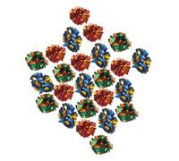HANABASS 25pcs Bright Metallic Crinkle Balls Cat Durable Sparkle Interactive Play Balls for Indoor Cats Reusable Tear Resistant Exercise to Stimulate Natural Instincts and Stress