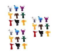HANABASS 27 pcs Cartoon Animal Felt Finger Puppets Set for Educational Storytelling Enhancing Creativity Imagination and Hand Eye Coordination with Soft Cute Characters for Role Play