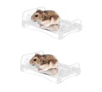 HANABASS 2pcs Acrylic Cooling Plate for Hamsters and Pets Pet Cooling Mat Aluminum Alloy Design for Chinchillas Guinea Pigs