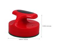 HANABASS 2pcs Air Hockey Paddles Tournament Handles with Felt Bottom Ice Hockey Accessories for Family Friendly Indoor Table Game Easy Installation Replacement Pushers
