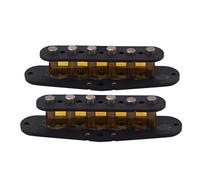 HANABASS 2pcs Alnico Single Coil Pickup Bobbin Covers Lightweight Guitar Accessories DIY Replacement Parts for Electric Guitar Slug Humbucker Bobbin