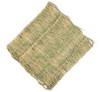 HANABASS 2pcs Breathable Chicken Nesting Cushion Large Straw Coop Mats for Hen Egg Laying Home Nesting Liners for Clean Egg Collection and Easy Maintenance