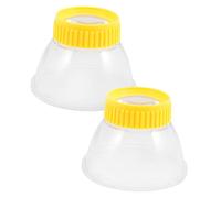 HANABASS 2pcs Breathable Insect Observation Cages with Magnifier for Science Experiments and Outdoor Learning Lightweight and Easy to Store for Observing Minibeasts and Objects