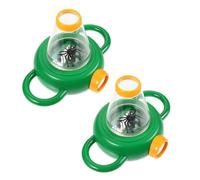 HANABASS 2pcs Bug Catcher House Magnifying Viewer for Boys and Girls Explore Insects Bugs Caterpillars Biology Kit