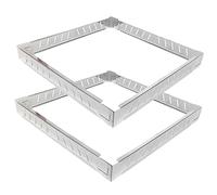 HANABASS 2pcs Camping Stove Windscreen Windbreaks for Gas Barbeque Folding Lightweight Windproof Tool