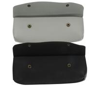 HANABASS 2pcs Compact Makeup Brush Storage Bags Multi-Function Pencil Cases Pouches for Travel Cosmetic Organizer with Stylish Design for Women