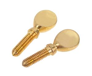 HANABASS 2pcs Copper Flute Head Screws Metal Replacement Parts for Flute Repair Practical Supplies for Wind Instruments and Music Accessories