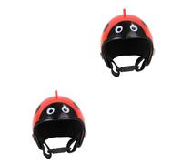 HANABASS 2pcs Creative Hen Costume Hat for Adults Pet Helmet Safety Liner Sun Rainproof Pet Supplies