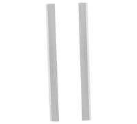 HANABASS 2pcs Dustpan Rubber Strip Replacement Edge Refills Lip Repair for Dustpan Edge Bars Rubber Strips
