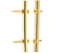 HANABASS 2pcs Electric Guitar String Retainer Bar Guitar Lead String Device Metal Guitar Parts Bar Accessories
