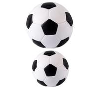 HANABASS 2pcs Football Shaped Vinyl Piggy Banks for Adorable Coin Money Boxes with Easy-clean Surface Decorative Desktop Savings Banks to Cultivate Money Saving Habits