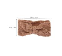 HANABASS 2pcs Girl Accessories Bow Headbands Knitted Hair Bands for Toddlers Newborn Birthday Party