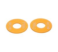 HANABASS 2pcs Guitar Switch Spacers in Gold for Rhythm Treble Rings Metal Toggle Plate Washer for Acoustic Guitar Accessories for Music Studio and Live Performances