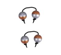 HANABASS 2pcs Hand Percussion Shakers Stylish Musical Egg Shakers Maracas for Concerts Weddings and Entertainment Sound and Visual Impact