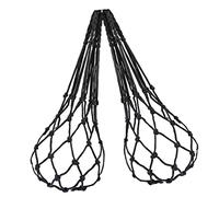 HANABASS 2pcs Hanging Mesh Food Feeder for Chickens Birds Vegetable and Fruit Holder for Coop Foraging Prevents Waste and Encourages Healthy Eating