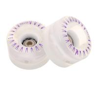 HANABASS 2Pcs Light Up Roller Skate Wheels Luminous Quad Wheels for Indoor Outdoor Skating Smooth Performance Suitable for All Ages Enhance Your Skating Experience