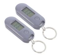 HANABASS 2pcs Mini Electronic Watch Digital Keychain Watch Keychain for Students Boys and Girls Nurse Test Office Home Use