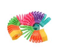 HANABASS 2pcs Montessori Colorful Stacking with Multi-color Recognition and Stress Educational Sensory Playthings for Early Development and Family Interaction