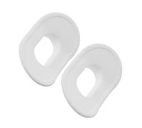 HANABASS 2pcs Non-bite Silicone Scuba Mouthpiece Replacement with Soft Touch Lip Guard Protective Diving Regulator Accessory for Standard Regulators Comfortable Fit for Snorkeling and
