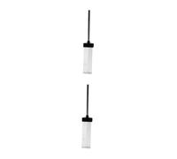 HANABASS 2pcs Optical Glass Prism for Science Education Physics Teaching Aid for Light Refraction Reflection Dispersion Experiments Single Prism for Classroom and Photography Use