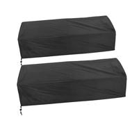 HANABASS 2pcs Oxford Cloth Electronic Piano Keyboard Cover Key Stretchable Piano Dustproof Top Protector for Stage Keyboard Use Breathable Dust Cover