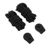 HANABASS 2pcs Paddle Board Connector Straps with Anti-slip Buckles Elastic Sup Rope for Paddleboard Safety Leash Impact Absorption and Enhanced Stability for Kayaks Surfing Lakes and Oceans