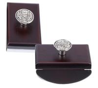 HANABASS 2pcs Pen Ink Quick Drying Tools Rocker Blotting Paper 5.5x2.3x1.2inch Wood Retro Style Easy to Carry and Store Office School Stationery for Calligraphers and Office Workers