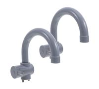 HANABASS 2Pcs Plastic Faucet Toy Realistic Simulation Sink Faucets for Indoor and Outdoor Role Playing Easy to Clean Play Kitchen Replacement