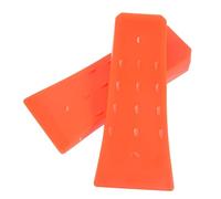HANABASS 2Pcs Plastic Tree Felling Wedges Lightweight High Impact Logging Chocks with Spiked Design for Safe Garden Tree Cutting and Lumbering Tool Replacement